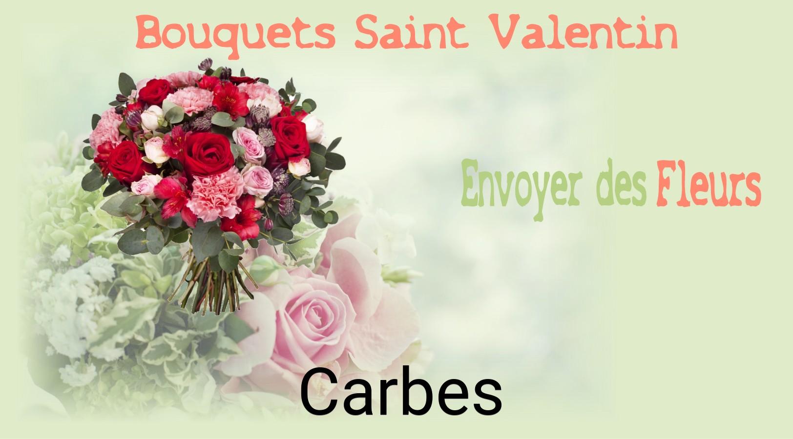 Roses de Saint-Valentin livrées à Carbes